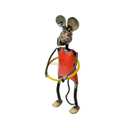 Mysz Hulahop Figurka z metalu z recyclingu